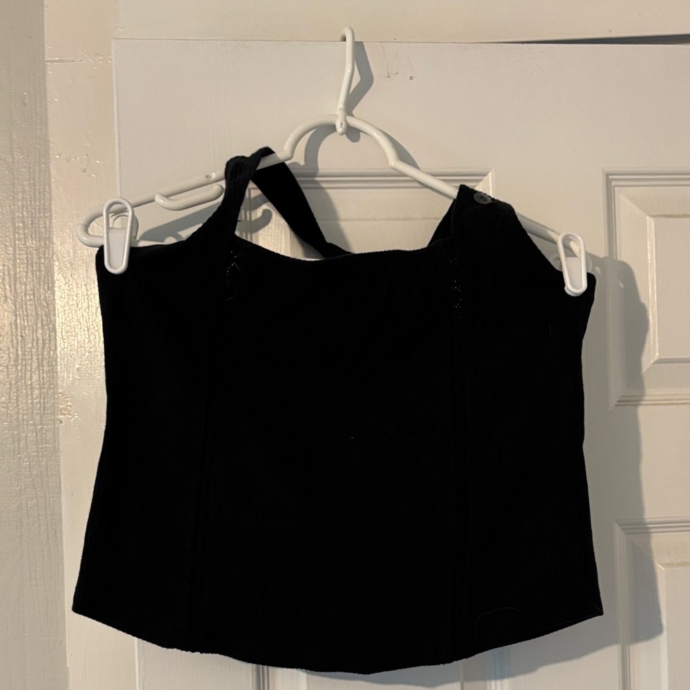American Eagle Outfitters Black Halter Top
